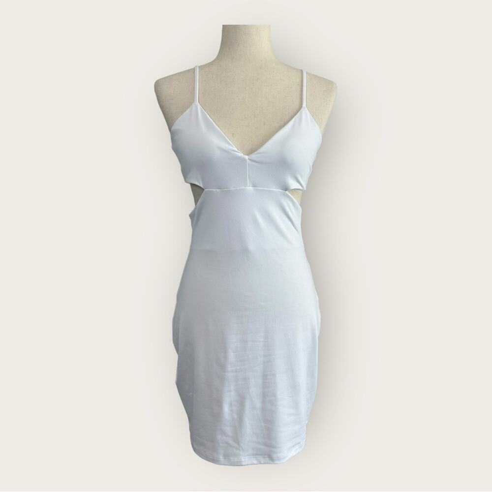 NWT | Susana Monaco | V-Neck A-Line Cut-Out Mini | Sugar | Various